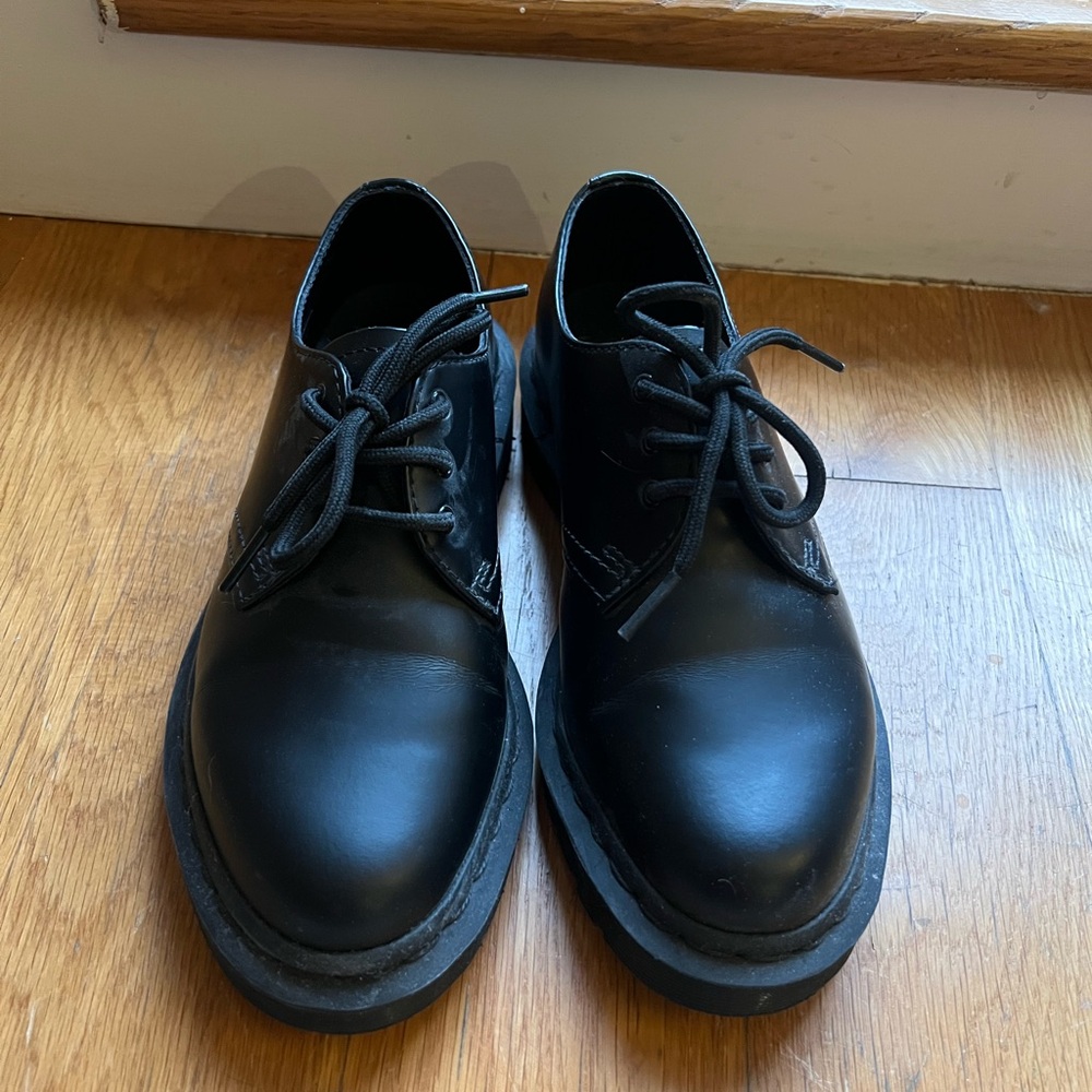 Dr. Martens Black Leather Oxfords